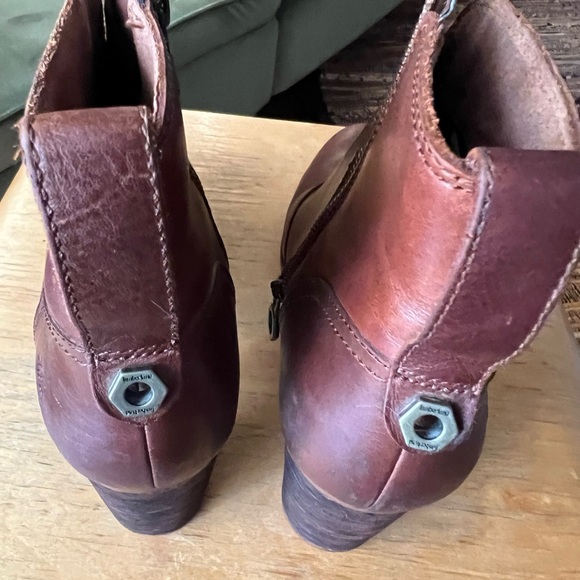 Timberland Earthkeeper Women’s Trenton Brown Leather Ankle Booties size 9.5 - Picture 5 of 9